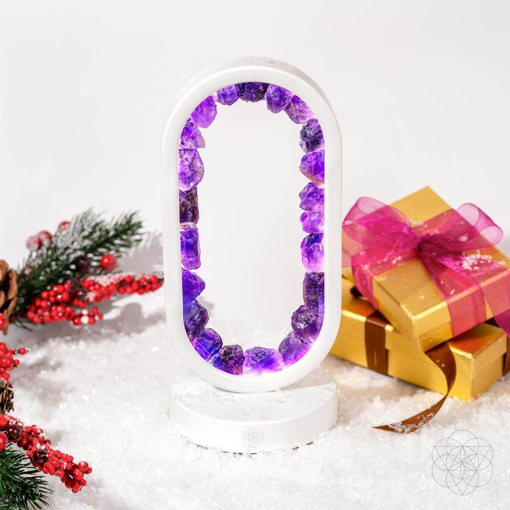 Portal to Peace Amethyst Lamp