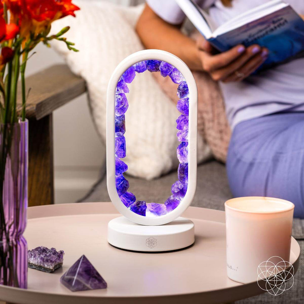 Portal to Peace Amethyst Lamp
