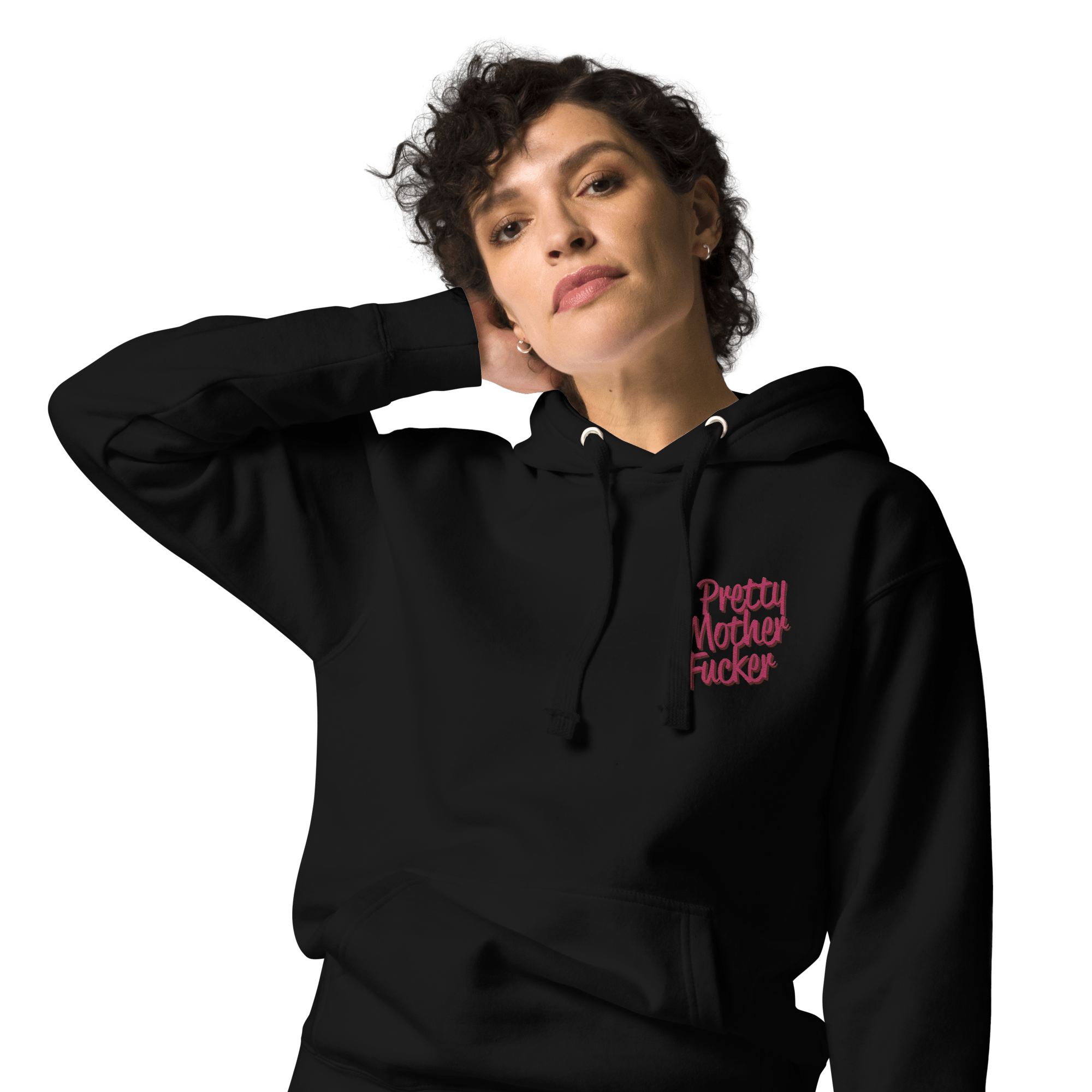 Pretty Mother Fucker Embroidered Hoodie