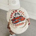 Queen City Garage Tee — Vintage Cream