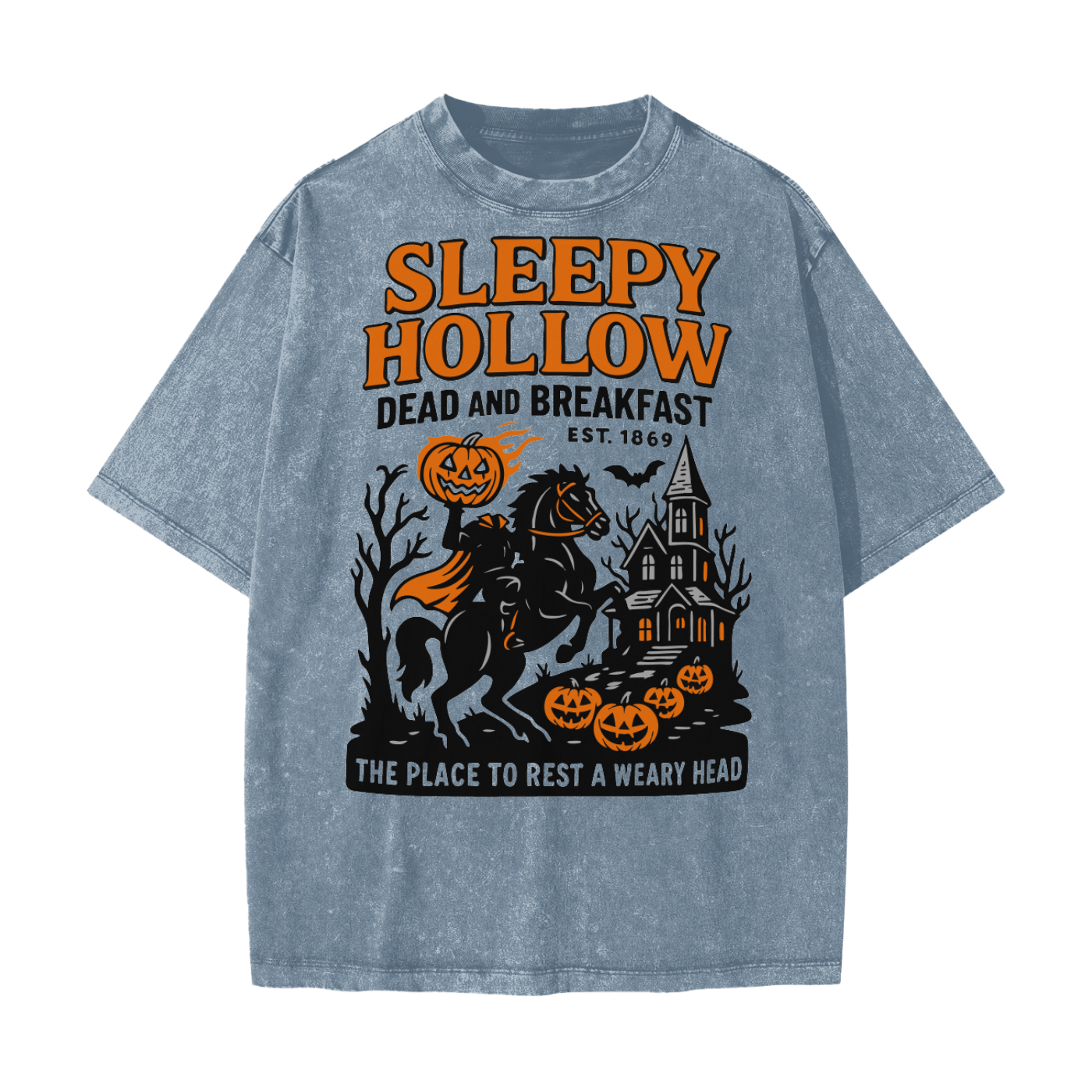 Sleepy Hollow Bed & Breakfast Acid Wash Tee
