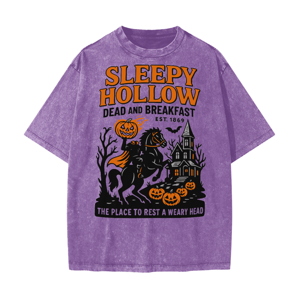 Sleepy Hollow Bed & Breakfast Acid Wash Tee