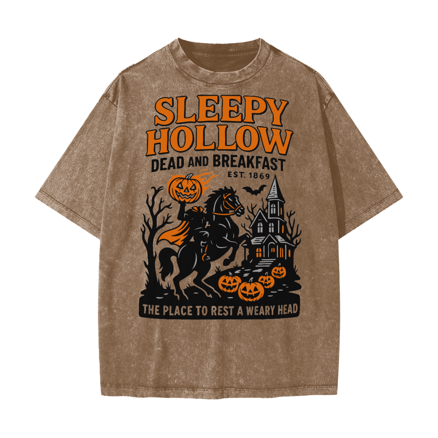 Sleepy Hollow Bed & Breakfast Acid Wash Tee