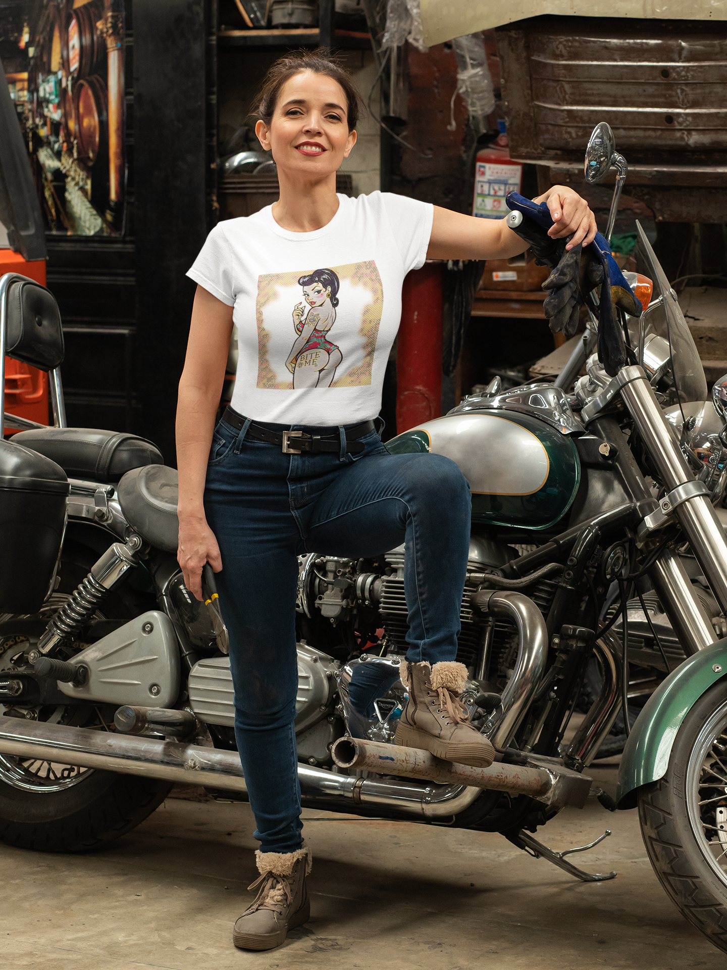 Bite Me Slim Fit Graphic Tee