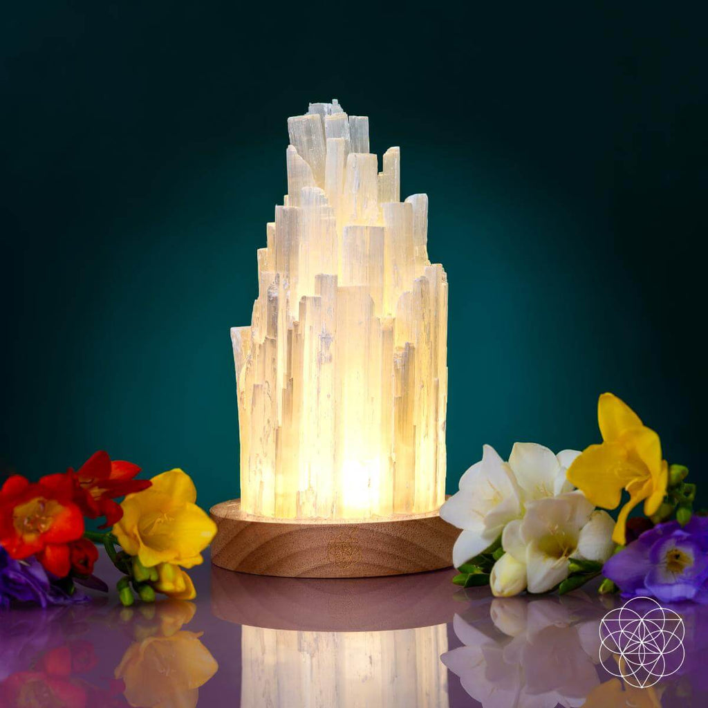 Selenite Liquid Light Lamp