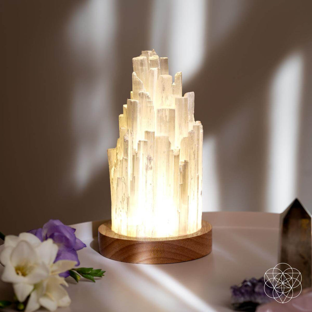 Selenite Liquid Light Lamp