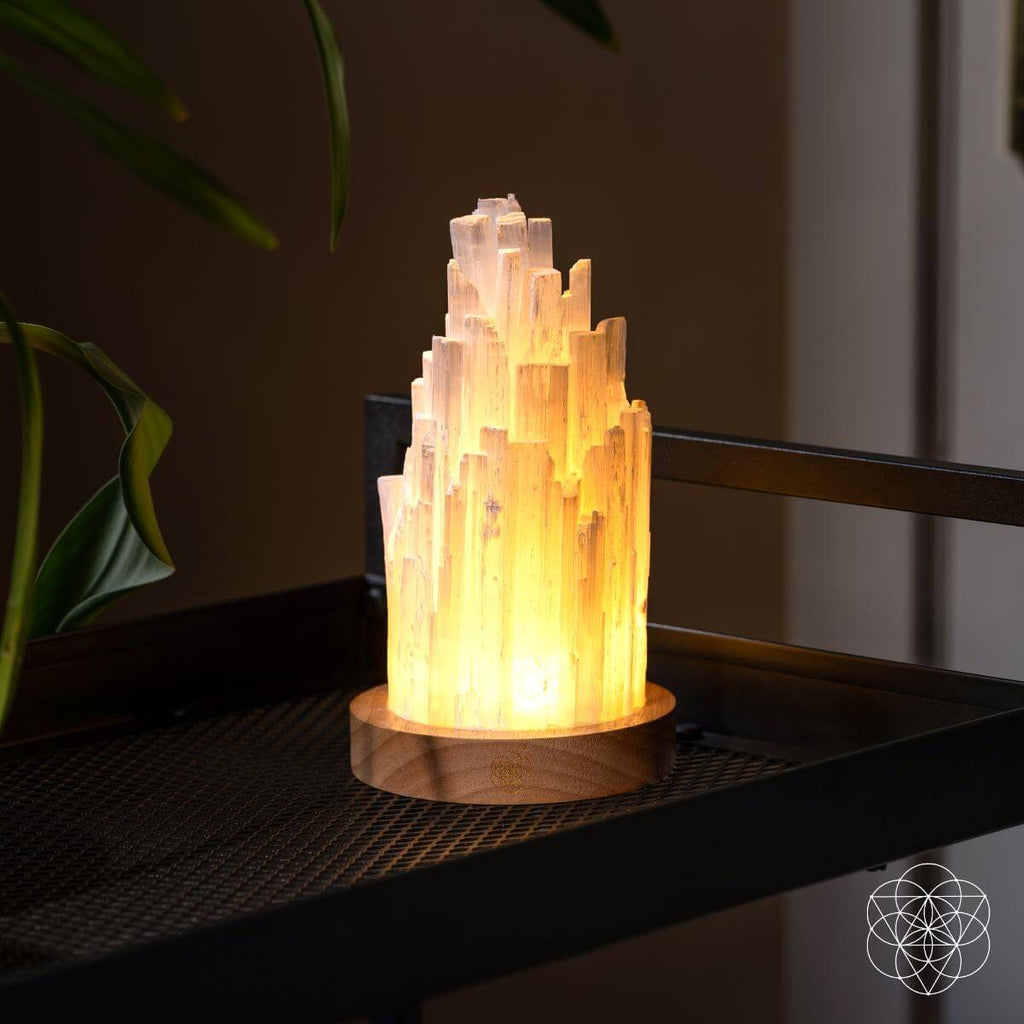Selenite Liquid Light Lamp