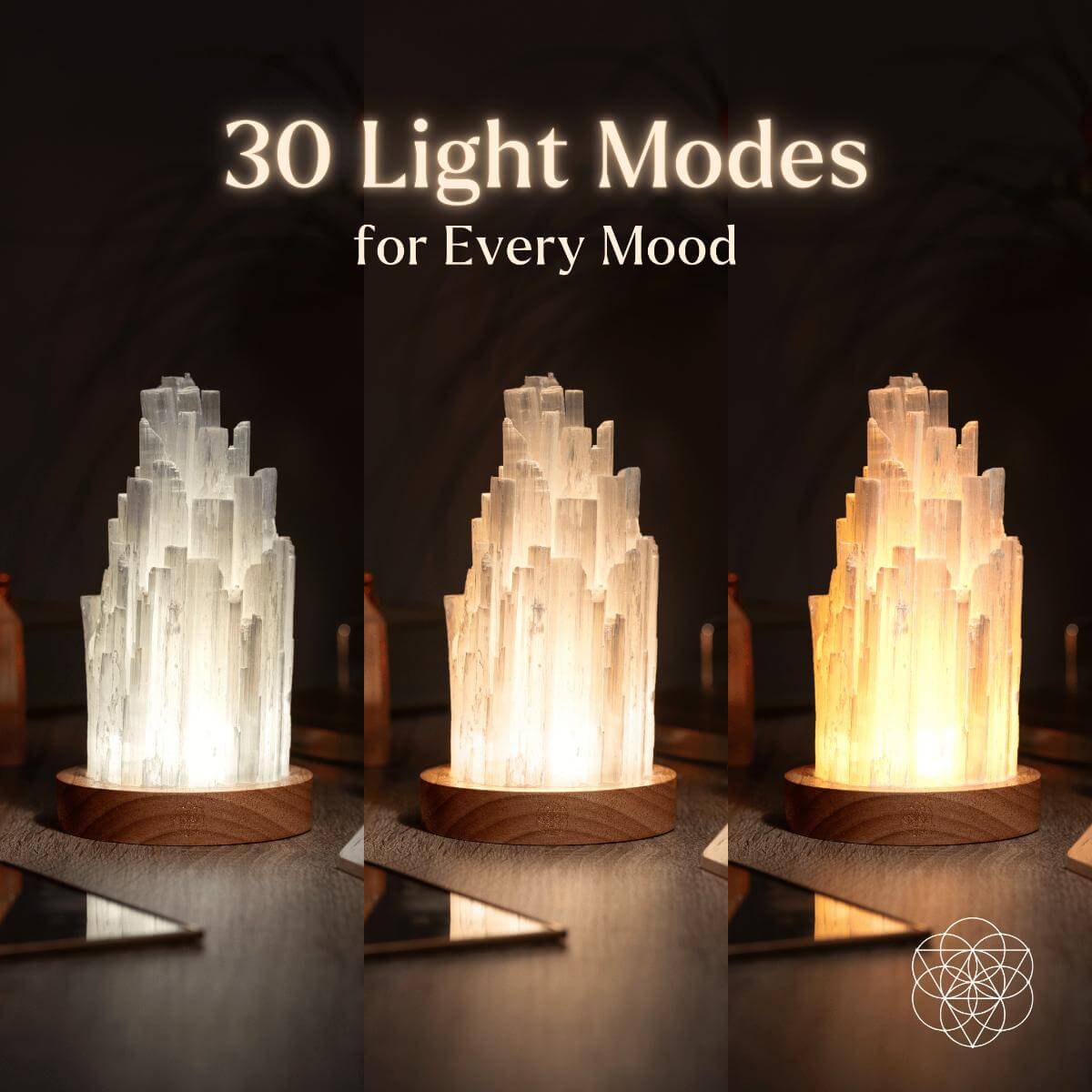 Selenite Liquid Light Lamp