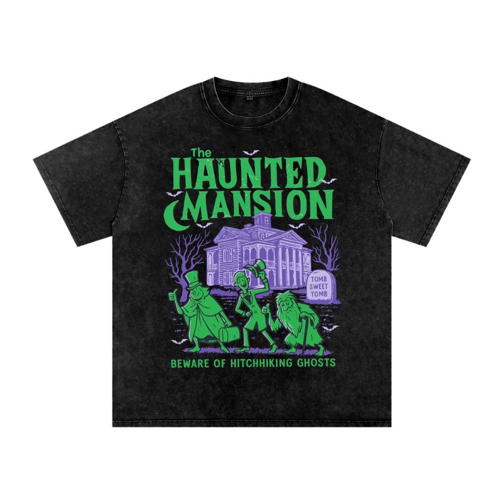 The Haunted Mansion Acid Wash Tee