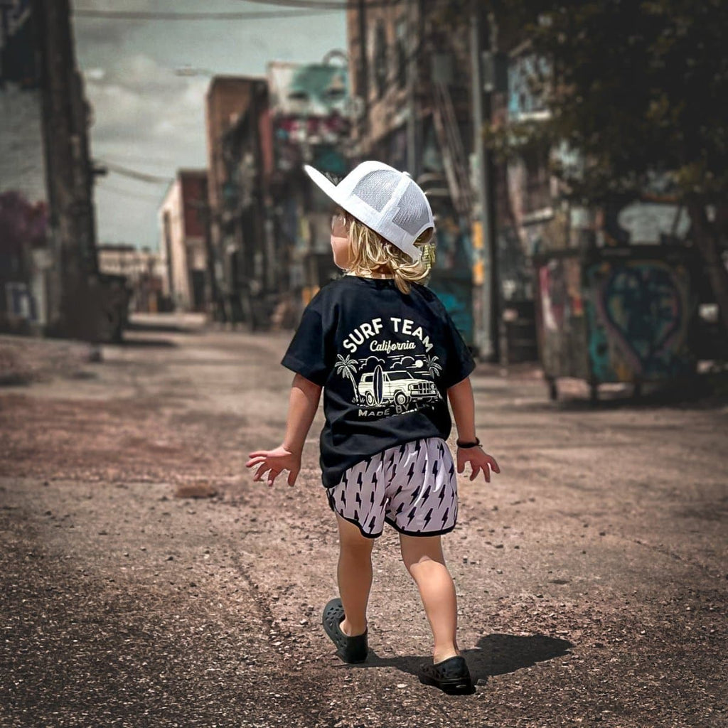 The Surf Team Tee — Black