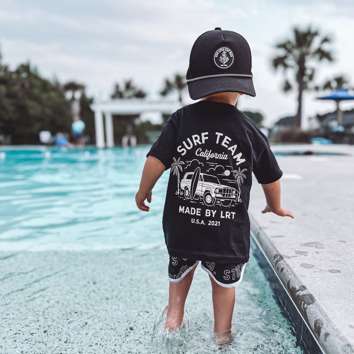 The Surf Team Tee — Black