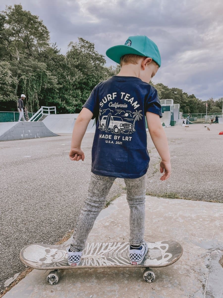 The Surf Team Tee — Black