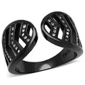 Obsidian Crystal Ring
