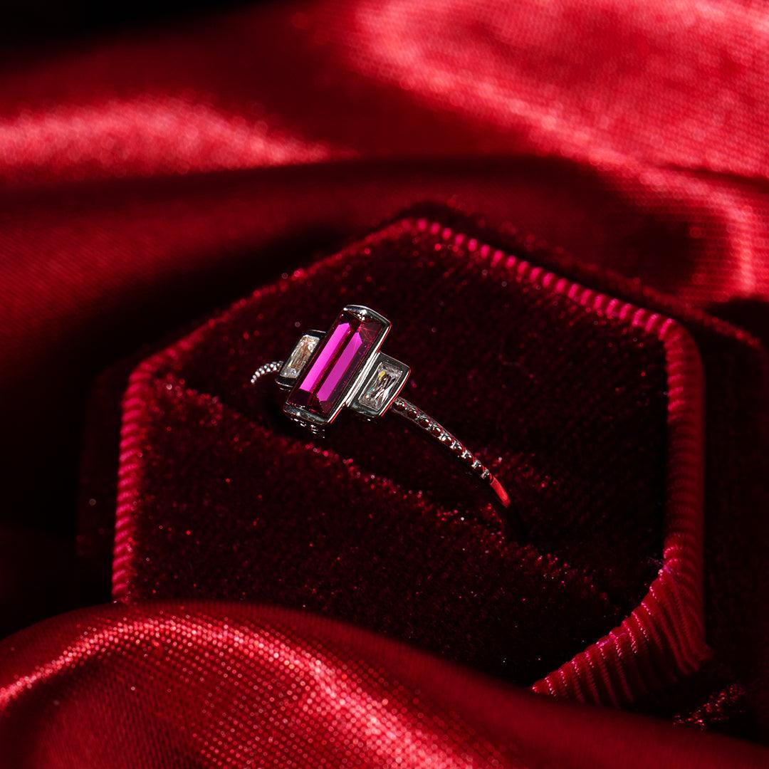 Black Dahlia Satin Jewel Candle