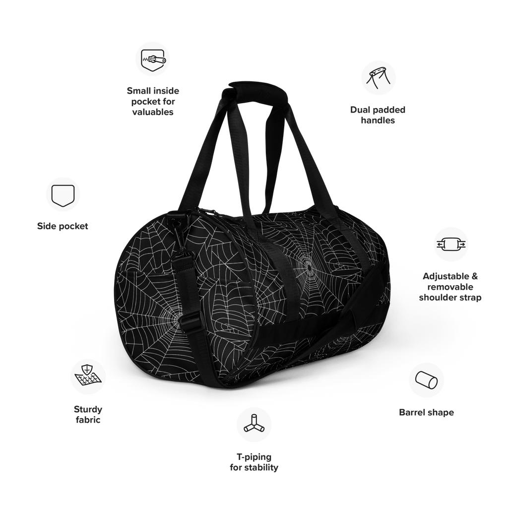Web Weaver All-Over Print Gym Bag