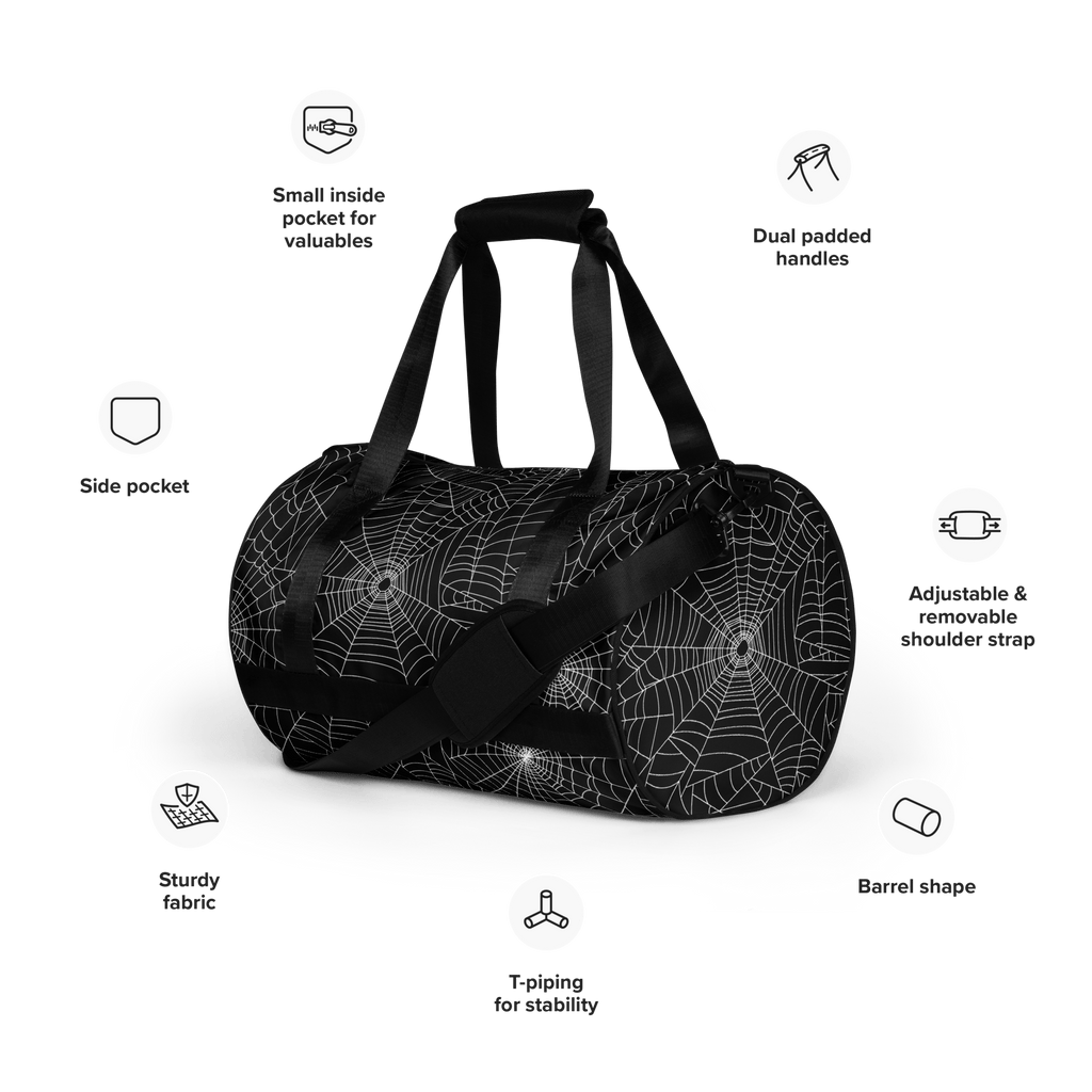Web Weaver All-Over Print Gym Bag
