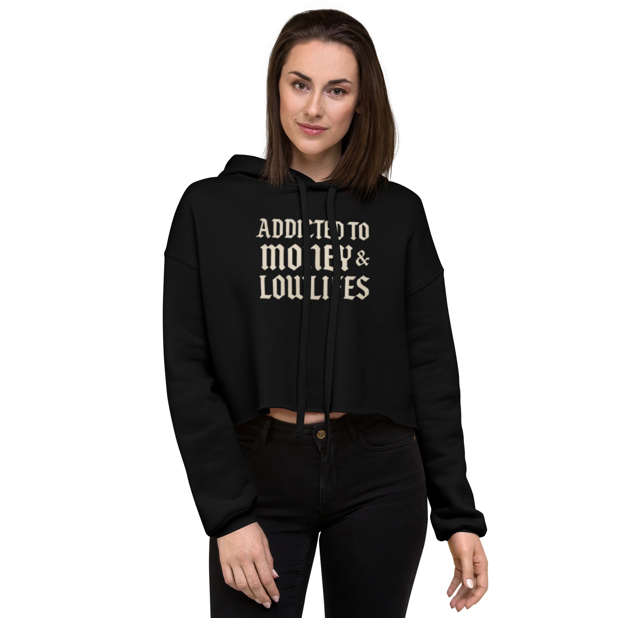 Addicted Crop Hoodie