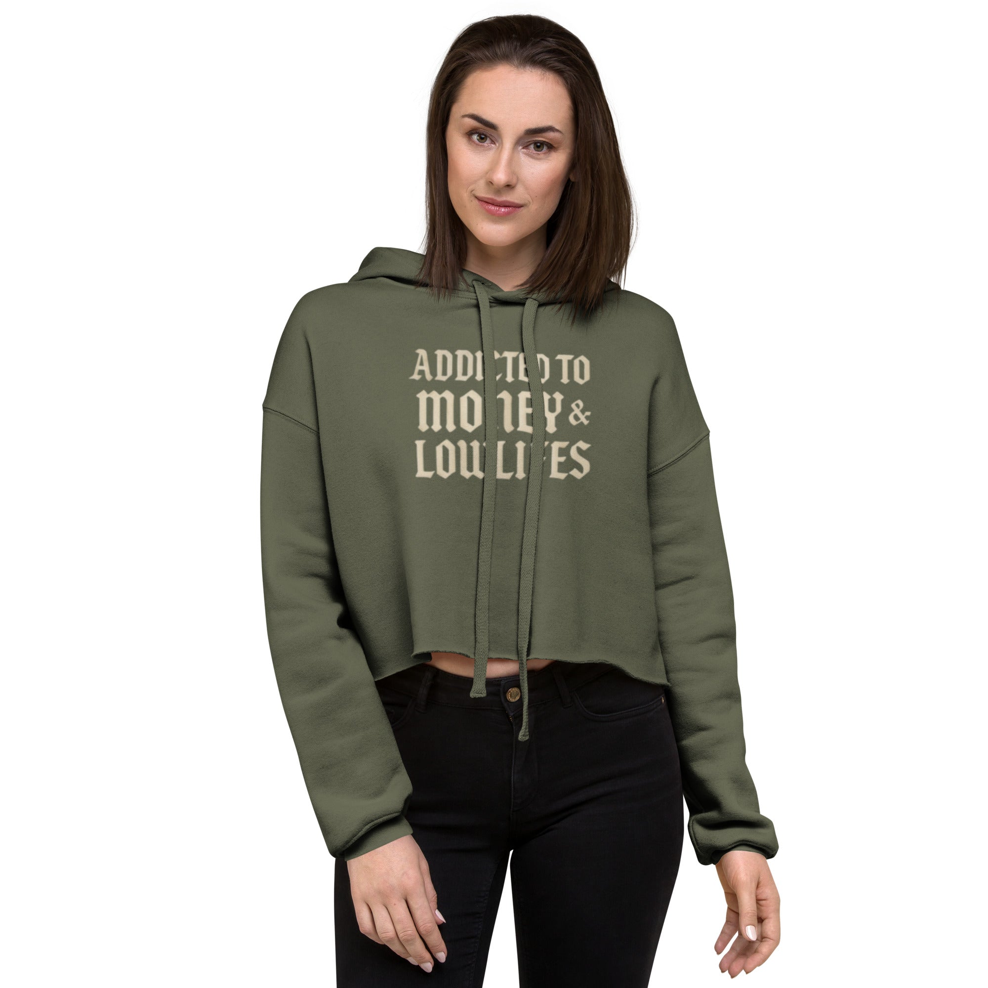Addicted Crop Hoodie