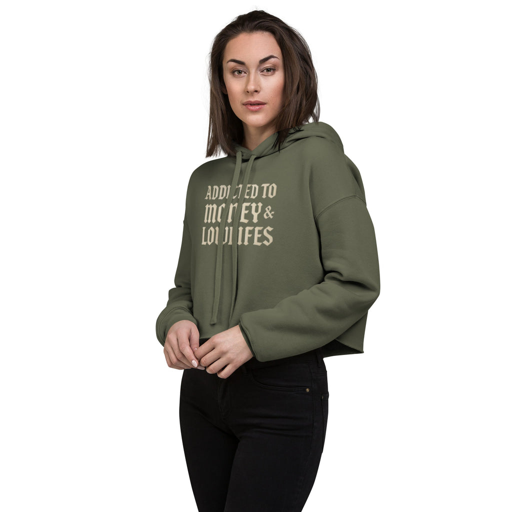 Addicted Crop Hoodie