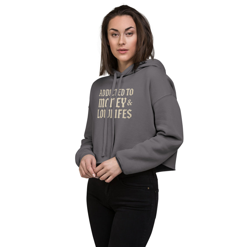 Addicted Crop Hoodie